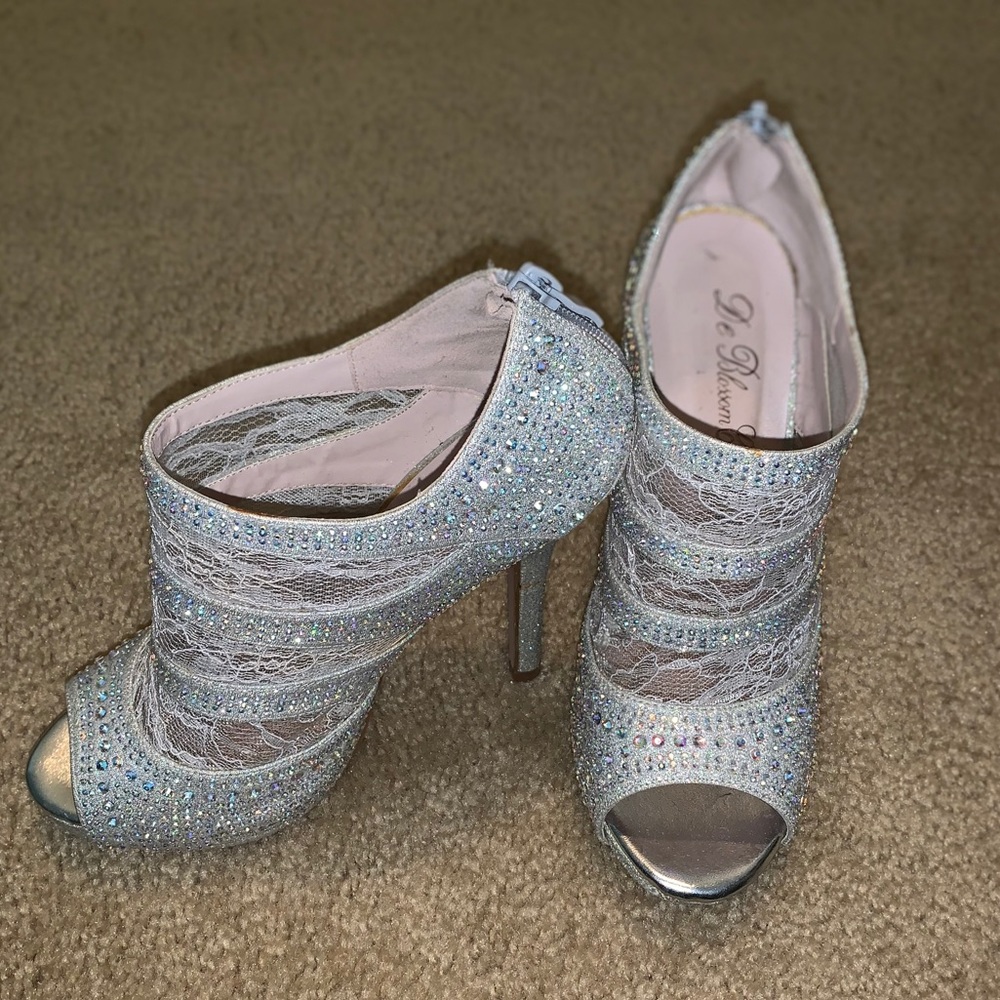 Silver heels